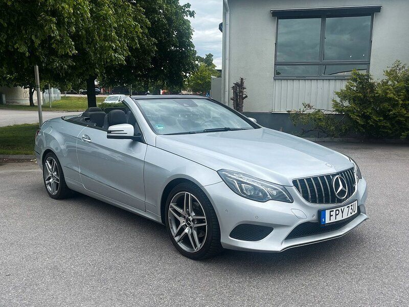 Silver Begagnad 2013 Mercedes E220 Cab | 279 000 kr - Bild 1/4