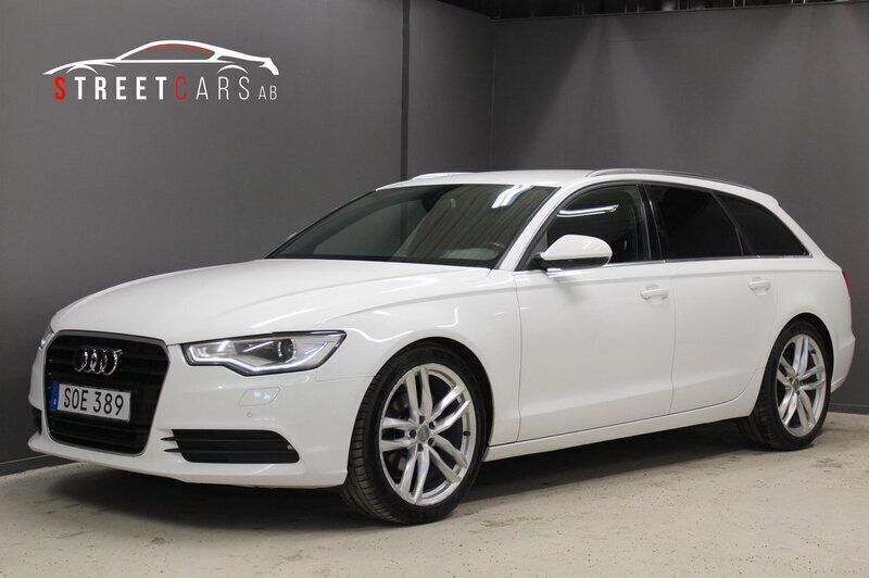 Vit Begagnad 2014 Audi A6 Kombi | 124 900 kr (Marknadspris) - Bild 1/4