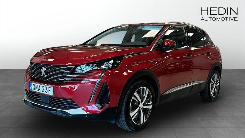 Röd Begagnad 2021 Peugeot 3008 SUV | 229 900 kr (Marknadspris) - Bild 1/4