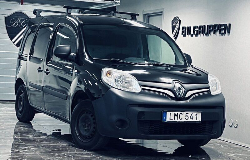 Svart Begagnad 2016 Renault Kangoo Minibuss | 59 900 kr (Marknadspris) - Bild 1/4