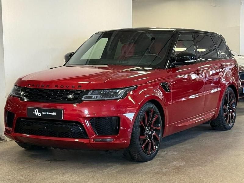 Begagnad Land Rover Range Rover Sport Autobiography 525 HK (386 kW) 2018 Röd SUV