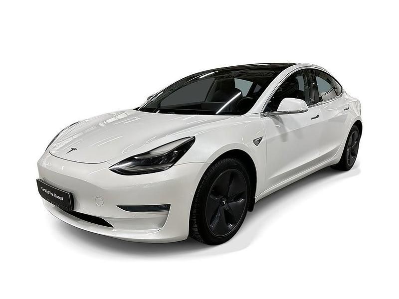 Vit Begagnad 2020 Tesla Model 3 Long Range AWD Sedan | 267 100 kr (Marknadspris) - Bild 1/4