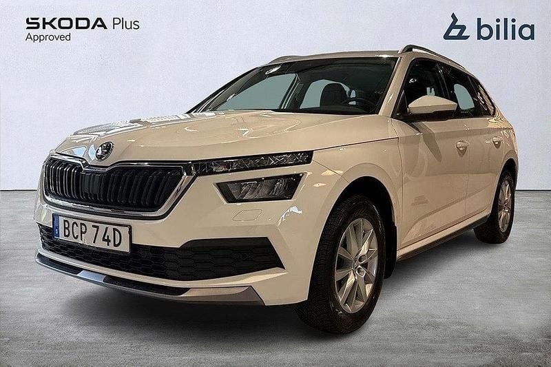 Vit Begagnad 2022 Skoda Kamiq Style SUV | 214 500 kr (Bra pris) - Bild 1/4