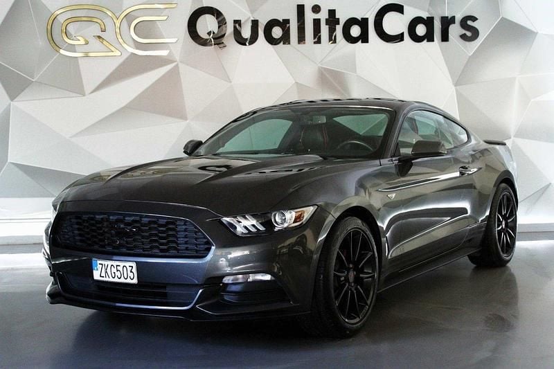 Mörkgrå (grå) Begagnad 2015 Ford Mustang Sportkupé | 219 900 kr (Superpris) - Bild 1/4