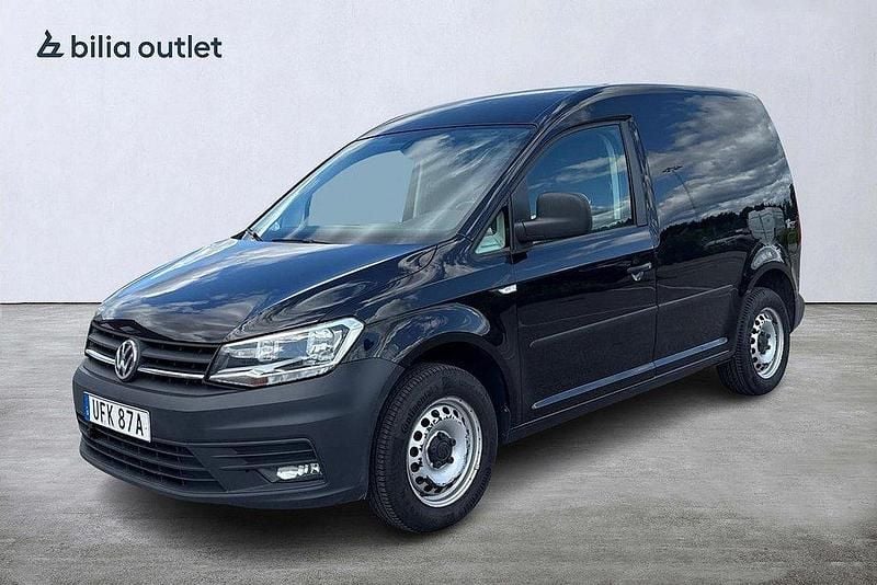 Svart Begagnad 2020 VW Caddy Minibuss | 139 900 kr (Bra pris) - Bild 1/4