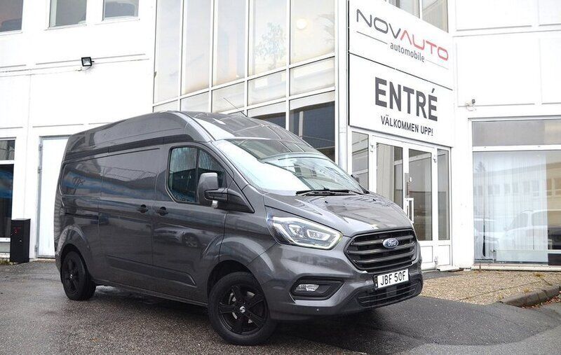 Magnetic grey metallic Begagnad 2019 Ford Transit Custom Minibuss | 239 000 kr (Marknadspris) - Bild 1/4