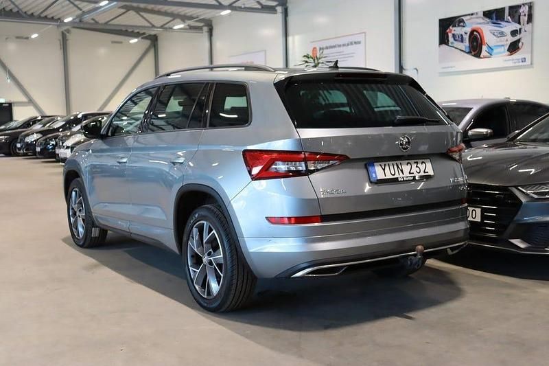 Begagnad Skoda Kodiaq SportLine 191 HK (140 kW) 2018 Grå SUV