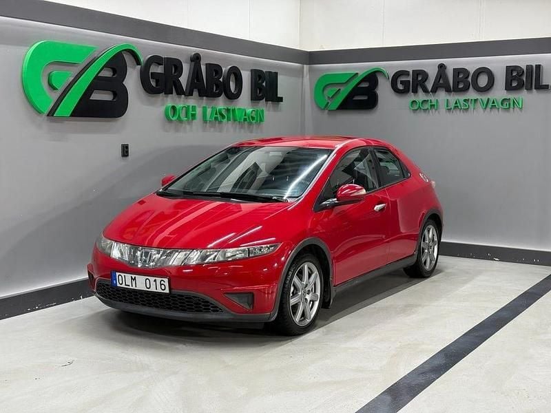 Röd Begagnad 2008 Honda Civic Sport | 29 900 kr (Bra pris) - Bild 1/4