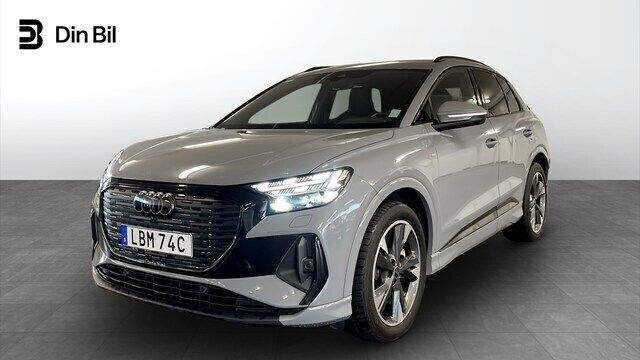Kiselgrå Begagnad 2023 Audi Q4 e-tron S-Line SUV | 549 900 kr (Superpris) - Bild 1/4