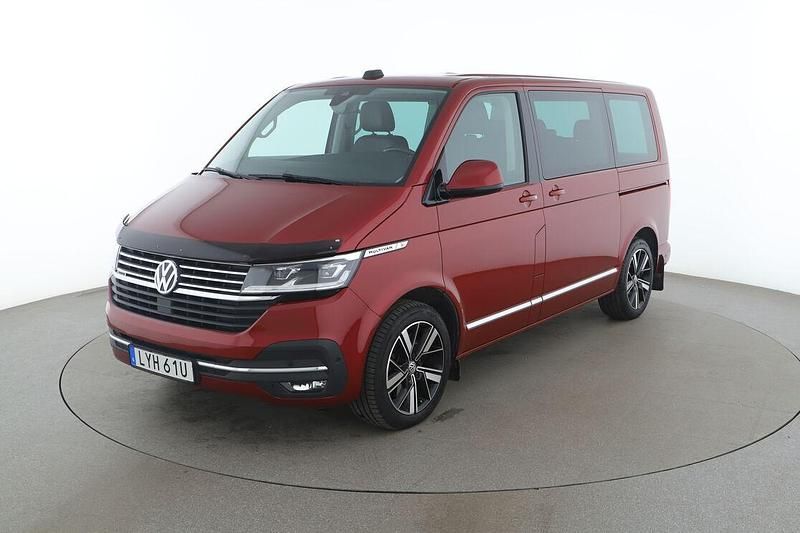 Röd Begagnad 2019 VW T6.1 Highline Van | 524 000 kr (Marknadspris) - Bild 1/3
