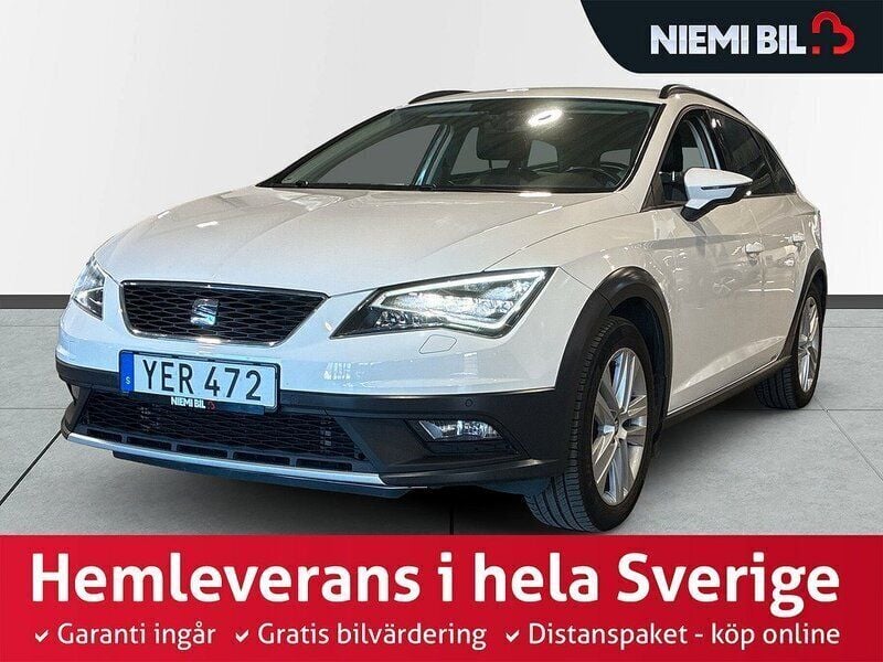 Vit Begagnad 2016 Seat Leon X-Perience 4Drive Kombi | 149 900 kr (Lite dyr) - Bild 1/3