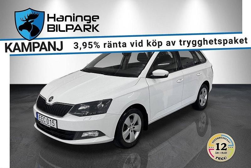 Vit Begagnad 2015 Skoda Fabia Kombi | 74 900 kr (Marknadspris) - Bild 1/4