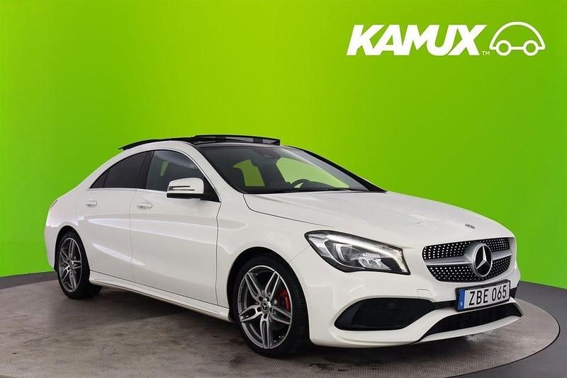 Vit Begagnad 2018 Mercedes CLA180 AMG Sedan | 178 800 kr - Bild 1/3