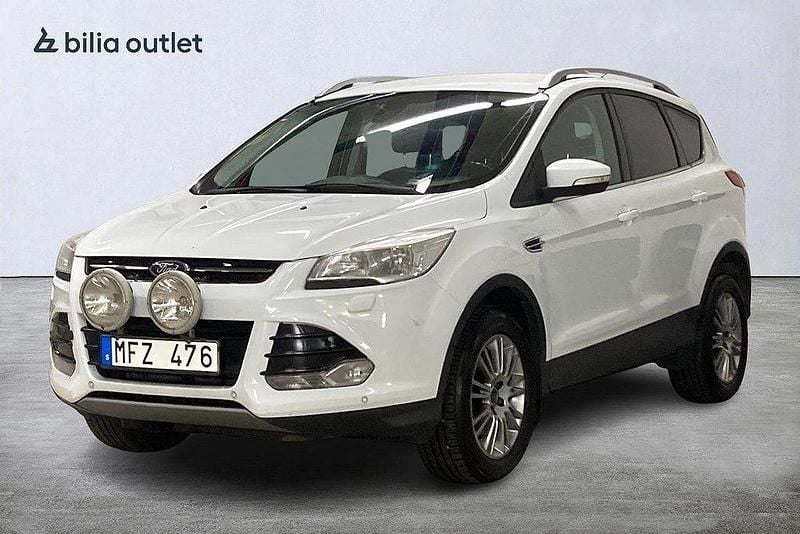 Vit Begagnad 2013 Ford Kuga Titanium SUV | 64 900 kr (Marknadspris) - Bild 1/3