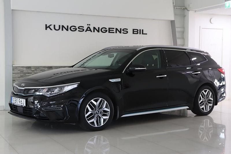 Svart Begagnad 2019 Kia Optima Hybrid Advance Sedan | 189 900 kr (Marknadspris) - Bild 1/4