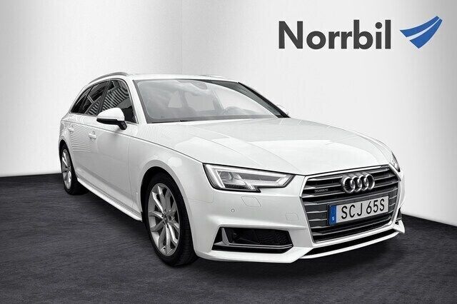 Vit (ibisvit) Begagnad 2019 Audi A4 Design Kombi | 219 000 kr (Superpris) - Bild 1/4