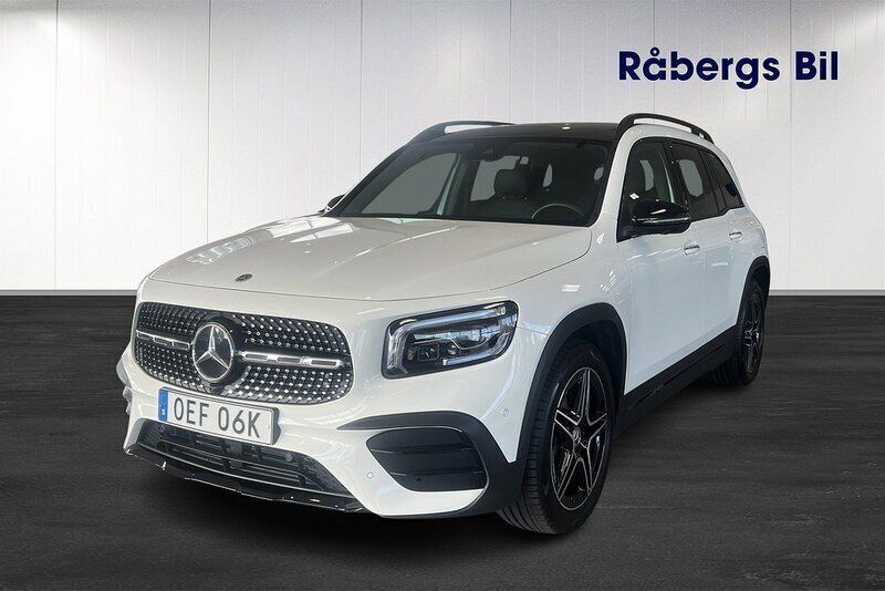 Vit Begagnad 2022 Mercedes GLB200 AMG Line Premium Plus SUV | 499 800 kr (Dyr) - Bild 1/4