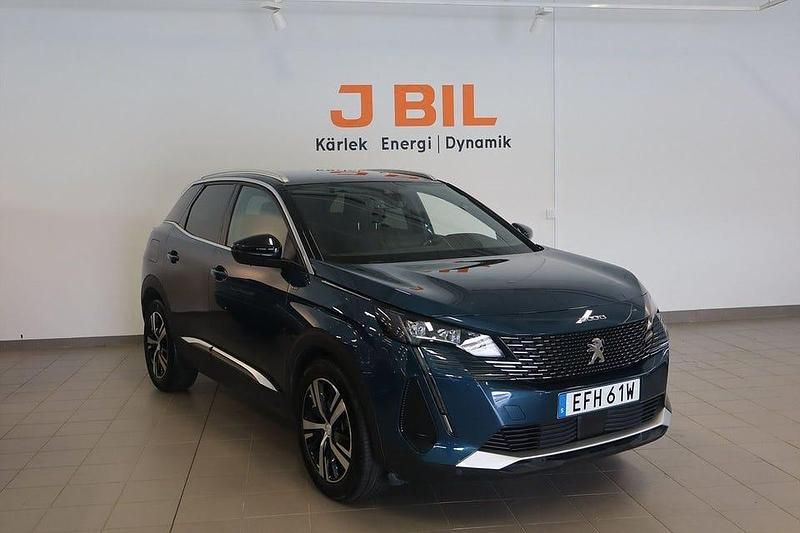 Blå Begagnad 2024 Peugeot 3008 GTi SUV | 244 900 kr (Bra pris) - Bild 1/3