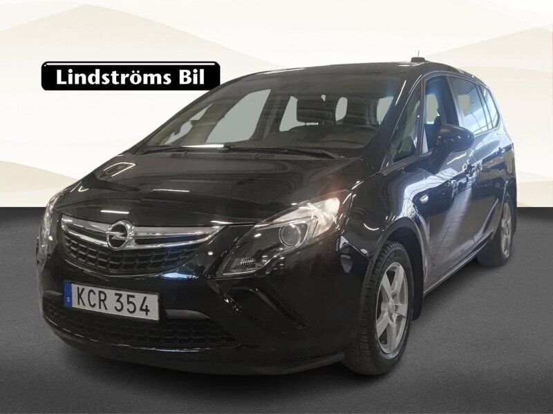 Svart Begagnad 2015 Opel Zafira Tourer Enjoy Minibuss | 119 500 kr (Lite dyr) - Bild 1/3