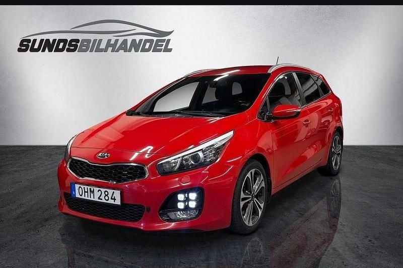 Röd Begagnad 2016 Kia Ceed Sportswagon GT-Line Kombi | 99 900 kr (Marknadspris) - Bild 1/4
