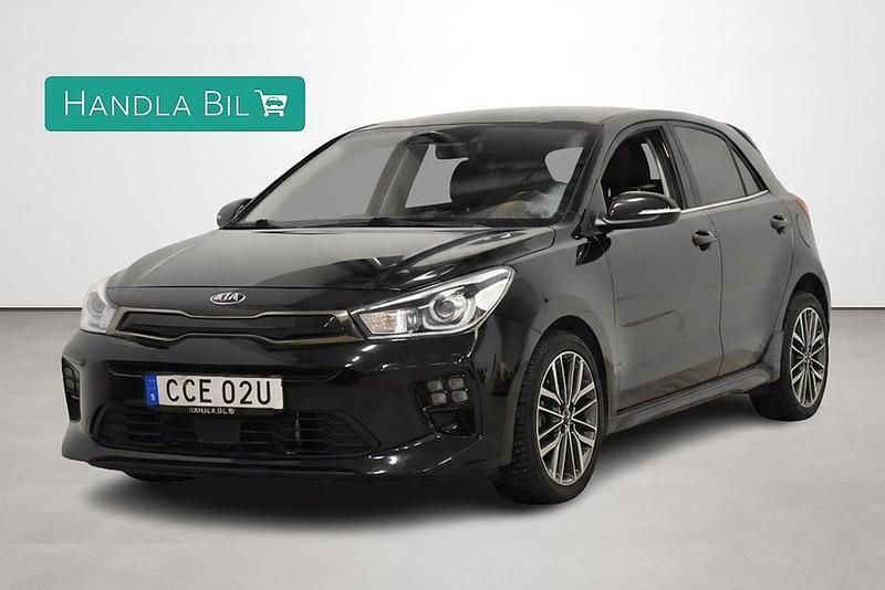 Begagnad Kia Rio GT-Line 120 HK (88 kW) 2020 Svart Halvkombi