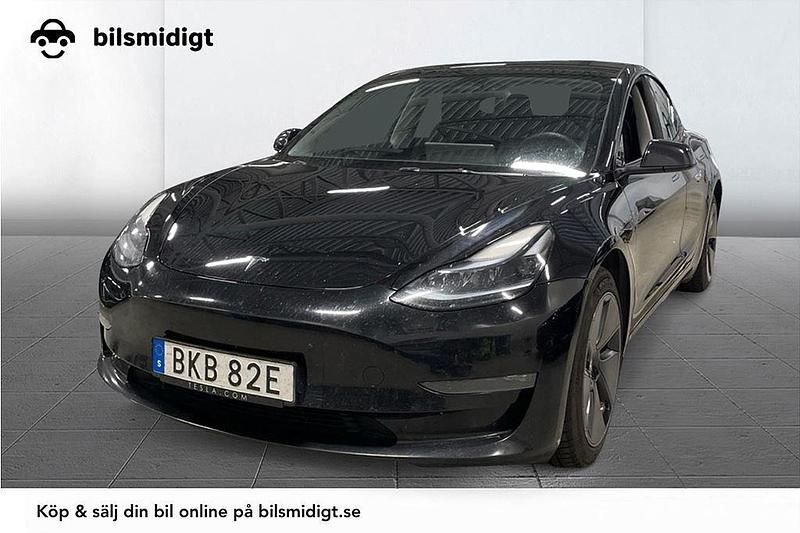Svart Begagnad 2023 Tesla Model 3 Long Range AWD Sedan | 338 900 kr (Lite dyr) - Bild 1/3