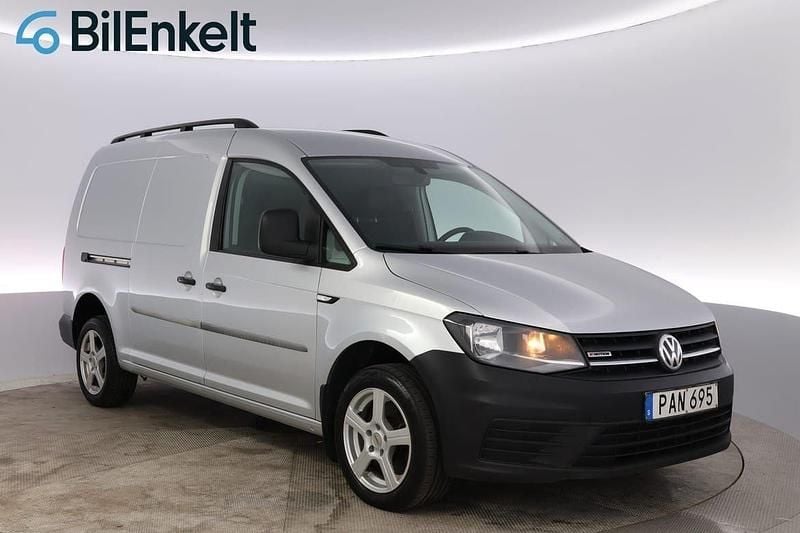 Silver Begagnad 2018 VW Caddy Maxi Minibuss | 139 900 kr (Bra pris) - Bild 1/4