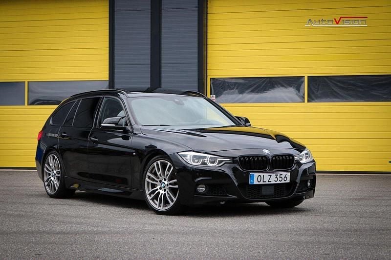 Svart Begagnad 2018 BMW 335 M Sport Kombi | 339 900 kr (Marknadspris) - Bild 1/4