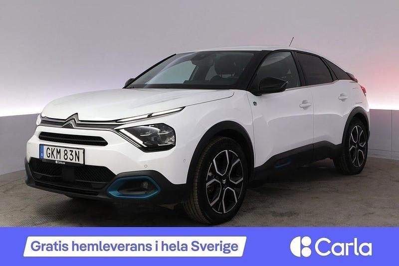 Begagnad Citroën e-C4 Shine 100 kW (136 HK) 2023 Vit Halvkombi