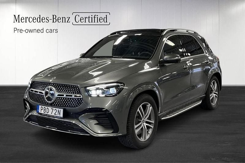 Grå (grey) Begagnad 2024 Mercedes GLE350e AMG line SUV | 939 900 kr (Marknadspris) - Bild 1/4