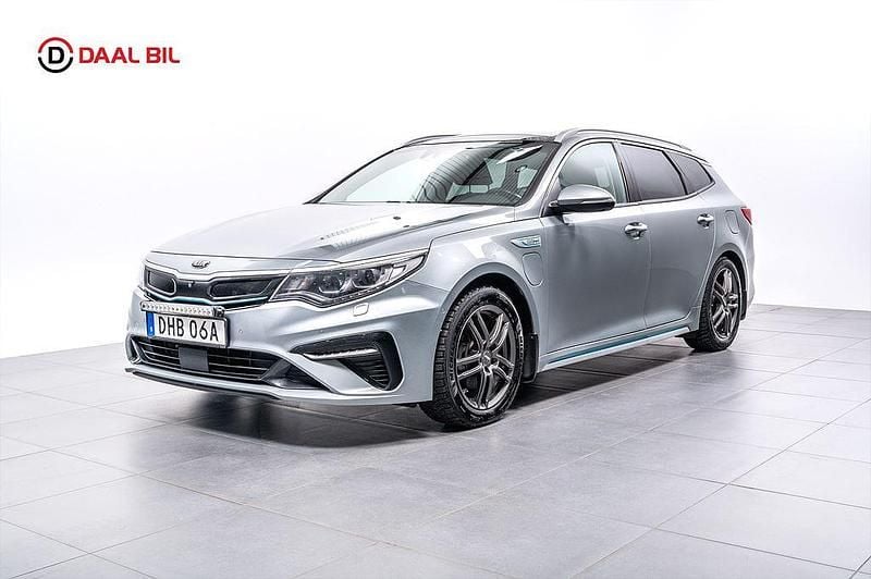Begagnad Kia Optima Hybrid Sport 2019 Grå Sedan