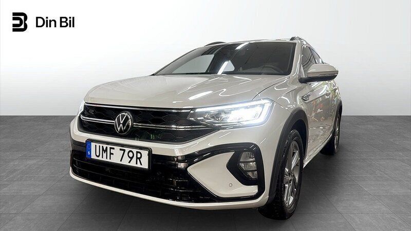 Grå Begagnad 2022 VW Taigo R-line SUV | 239 900 kr (Marknadspris) - Bild 1/3