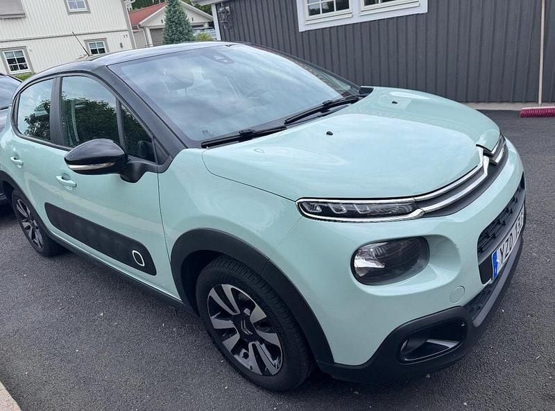 Grön Begagnad 2017 Citroën C3 Halvkombi | 79 000 kr (Marknadspris) - Bild 1/4
