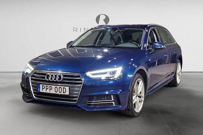 Blå Begagnad 2017 Audi A4 S-Line Kombi | 189 900 kr (Marknadspris) - Bild 1/3