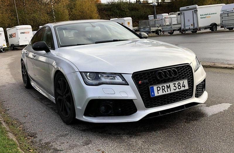 Silver Begagnad 2012 Audi A7 Sportback S-Line Halvkombi | 165 000 kr (Marknadspris) - Bild 1/4