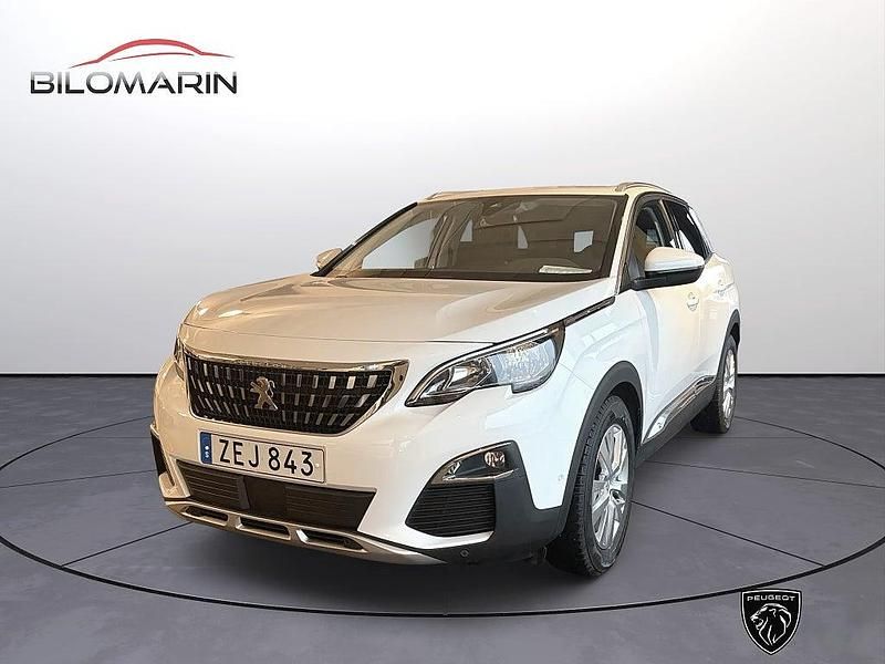 Vit banquise Begagnad 2018 Peugeot 3008 Allure SUV | 189 900 kr (Marknadspris) - Bild 1/1