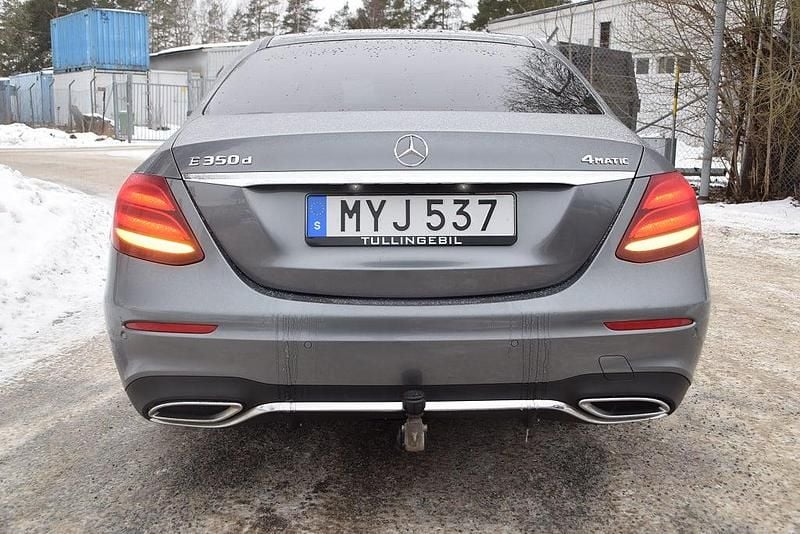 Begagnad Mercedes E350 AMG line 258 HK (189 kW) 2018 Grå Sedan
