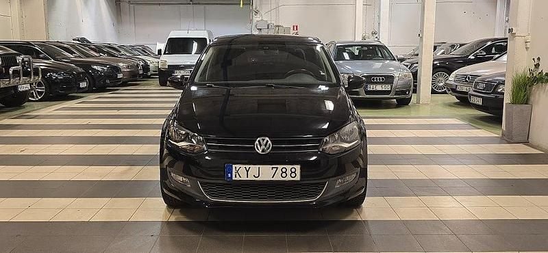 Svart Begagnad 2010 VW Polo GT Halvkombi | 39 800 kr (Superpris) - Bild 1/4