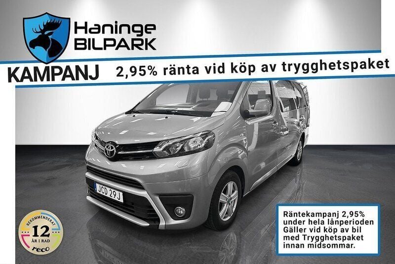 Silver Begagnad 2020 Toyota Proace Verso Kombi | 279 900 kr (Bra pris) - Bild 1/2