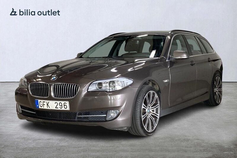 Brun Begagnad 2011 BMW 520 Kombi | 94 900 kr (Bra pris) - Bild 1/3