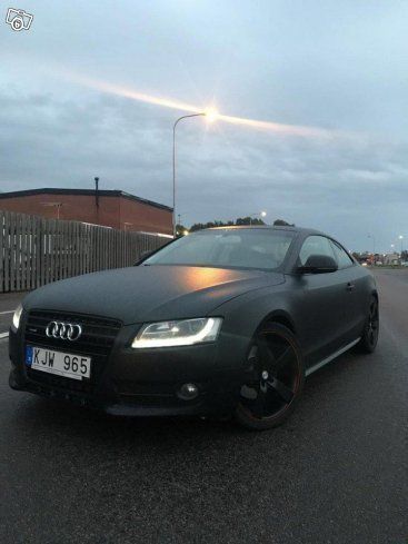 mattsvart audi a5