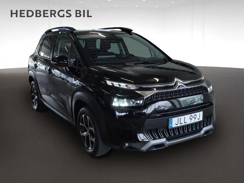 Svart Begagnad 2024 Citroën C3 Aircross PureTech SUV | 209 900 kr (Bra pris) - Bild 1/4