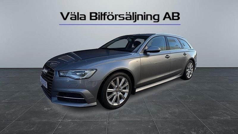 Grå Begagnad 2016 Audi A6 S-Line Kombi | 199 900 kr (Marknadspris) - Bild 1/4