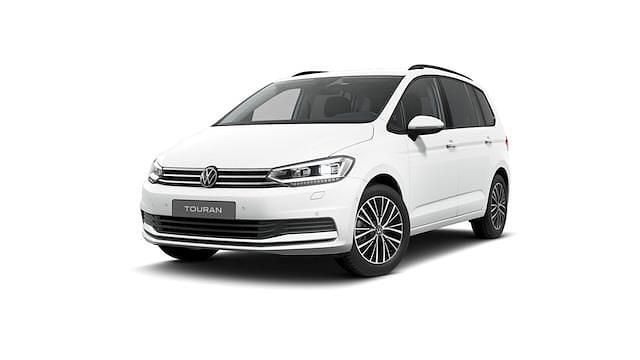 Vit Ny 2025 VW Touran Life Minibuss | 424 900 kr (Marknadspris) - Bild 1/4