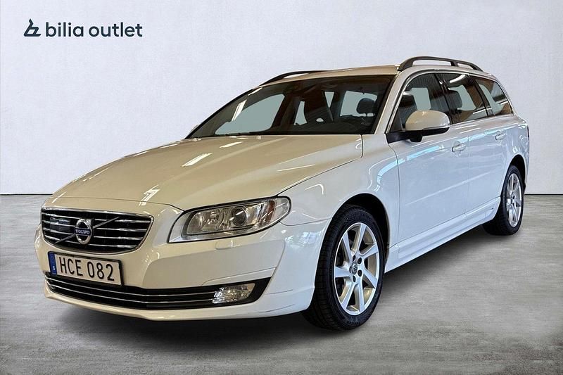 Vit Begagnad 2015 Volvo V70 Momentum Kombi | 129 900 kr (Marknadspris) - Bild 1/3
