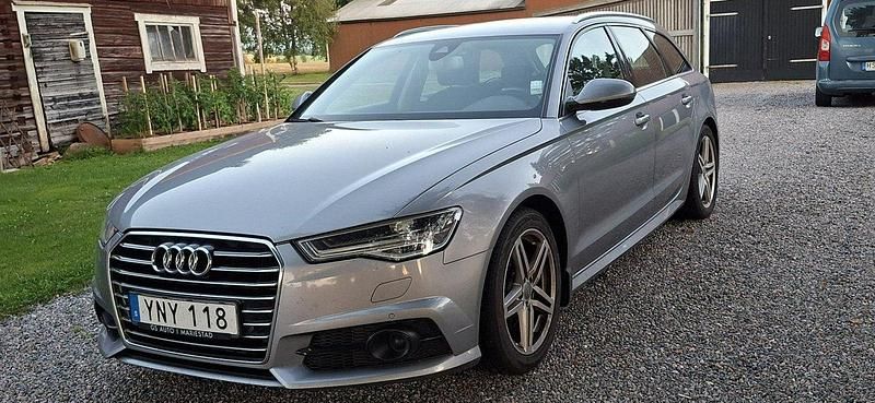 Grå Begagnad 2018 Audi A6 Kombi | 215 000 kr (Marknadspris) - Bild 1/3