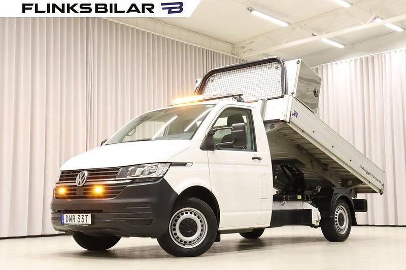 Vit Begagnad 2021 VW T6.1 Van | 448 750 kr (Dyr) - Bild 1/4