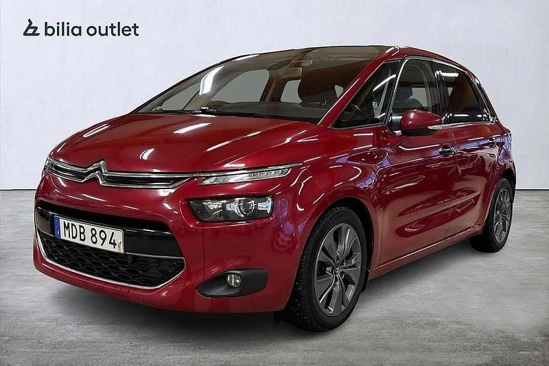 Röd Begagnad 2015 Citroën C4 Picasso Minibuss | 74 900 kr - Bild 1/4
