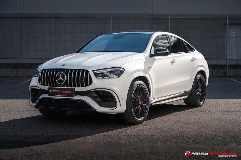 Vit Begagnad 2024 Mercedes GLE63 AMG AMG Sportkupé | 1 489 800 kr (Superpris) - Bild 1/4