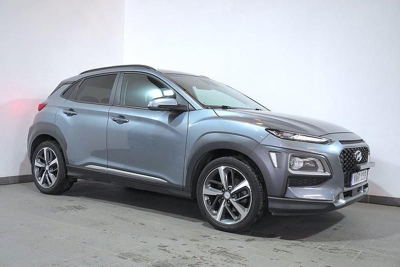 Begagnad Hyundai Kona Premium 136 HK (100 kW) 2020 Grå SUV